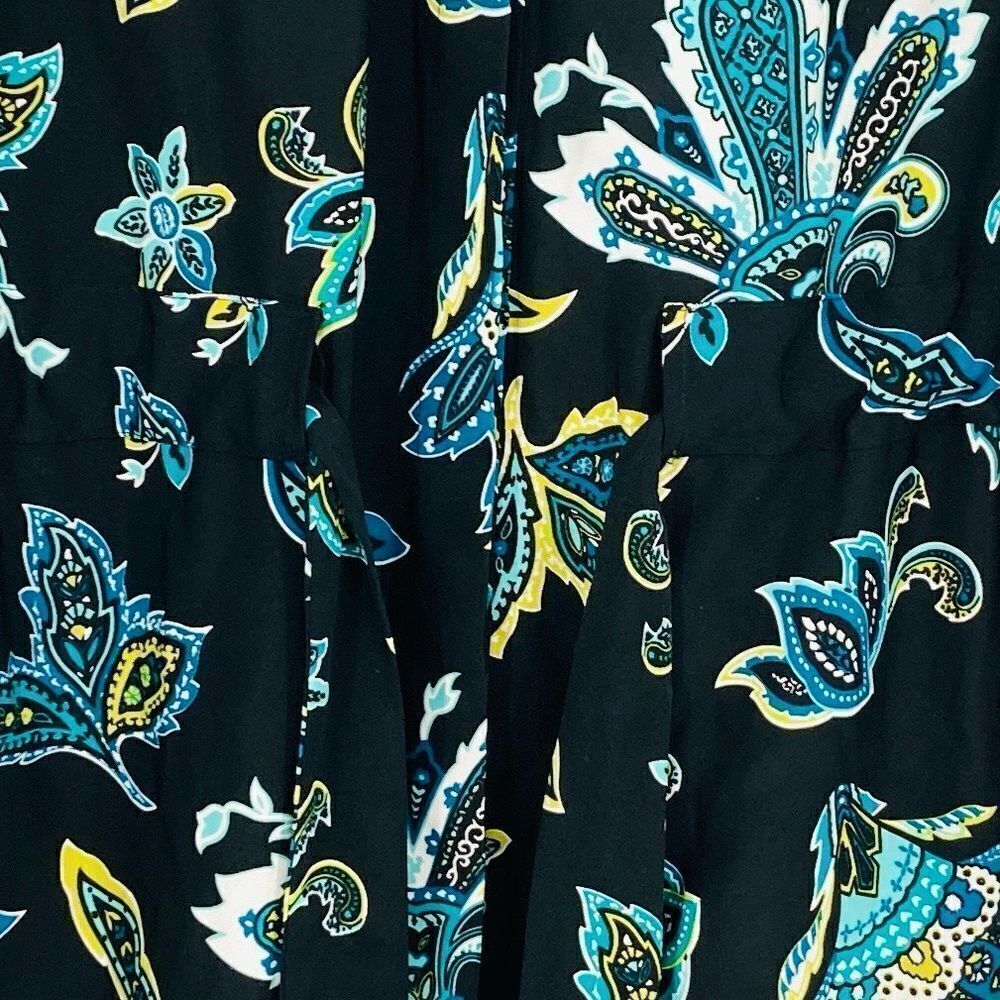 Liz Claiborne Plus Size Paisley Shirt/Dress 2X - Picture 6 of 10
